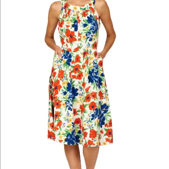 NEW WITH TAGS! *has pockets* Pretty vacant Esme flower dress XXL (18 UK) - Picture 3 of 9